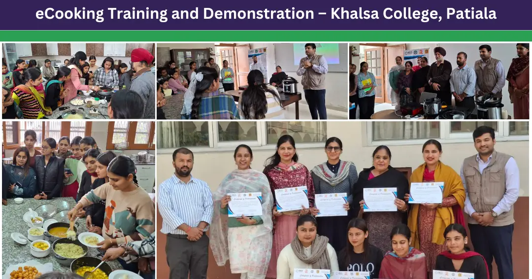 eCooking Training and Demonstration – Khalsa College Patiala blog image 1 1
